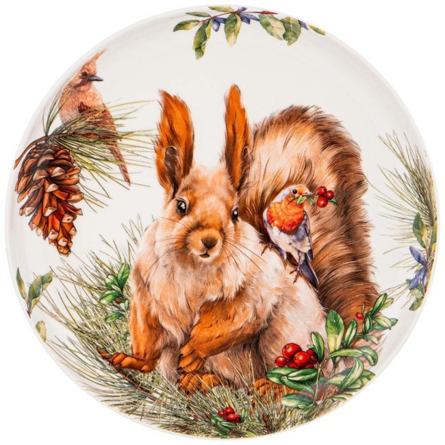 Тарелка закусочная lefard "лесная сказка" белка 20,5 см Lefard (590-391)