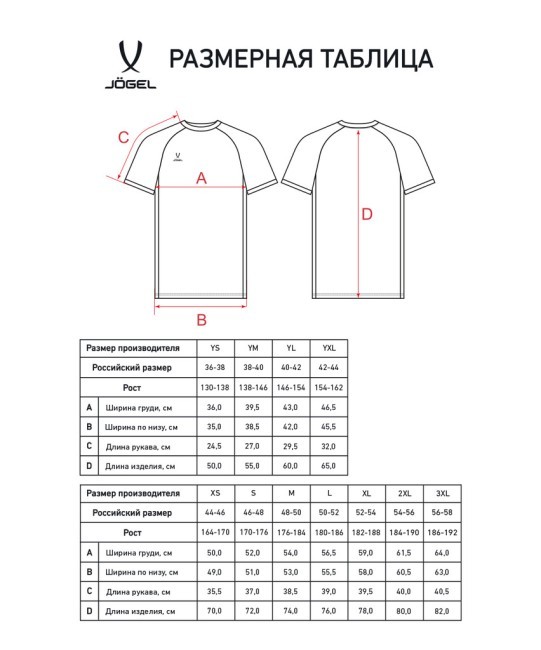 Футболка игровая JÖGEL DIVISION PerFormDRY Element Jersey, синий (2117721)