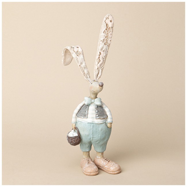 Фигурка декоративная кролик 9.5*6.5*28 см Lefard (125-301)