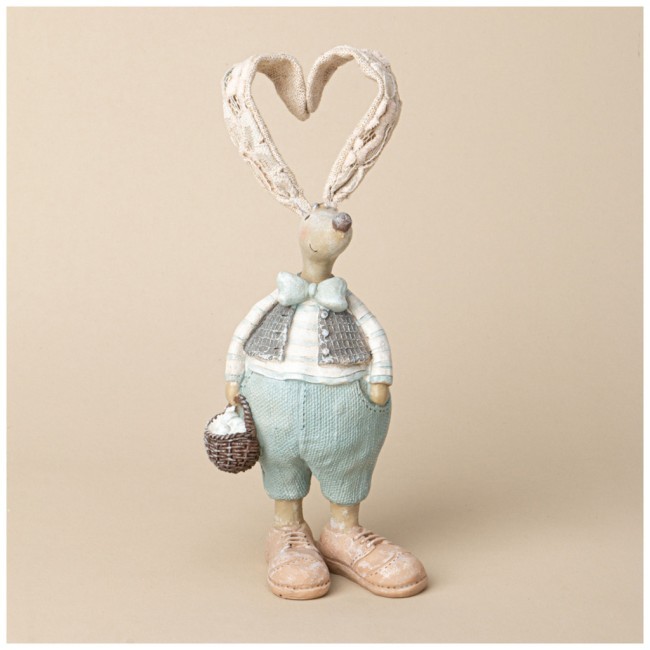Фигурка декоративная кролик 9.5*6.5*28 см Lefard (125-301)