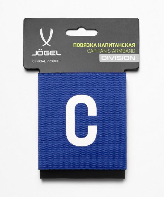Повязка капитанская JOGEL DIVISION Armband, синий/белый (2117779)