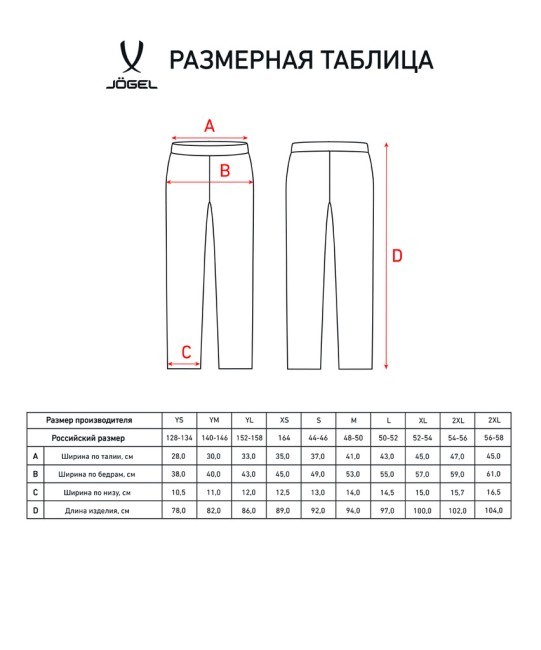 Брюки тренировочные JÖGEL DIVISION PerFormDRY Pro Training Pants, черный, детский (1950077)