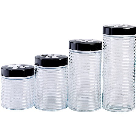 Набор банок для сыпучик продуктов 4пр стекло/полипроп Mayer&Boch (31027) Набор банок для сыпучик продуктов 4пр стекло/полипроп Mayer&Boch (31027)