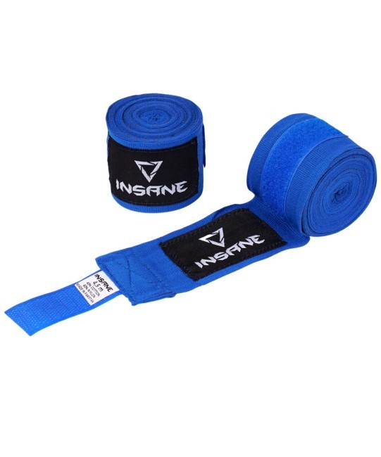 Бинт боксеркий INSANE COBRA, хлопок/нейлон, синий, 4,5 м (2095314)