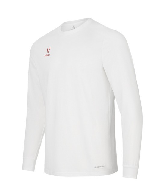 Футболка баскетбольная с длинным рукавом JÖGEL DIVISION PerFormDRY Pre-Match Longsleeve Jersey, белый (2119011)