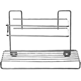 Держатель для бумаги с полочкой 19х12,5х9,5см металл (АЛТ411С) Держатель для бумаги с полочкой 19х12,5х9,5см металл (АЛТ411С)