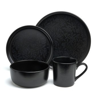 Набор посуды обеденный bronco "choice black" на 4 пер. 16 пр. Bronco (191-364)