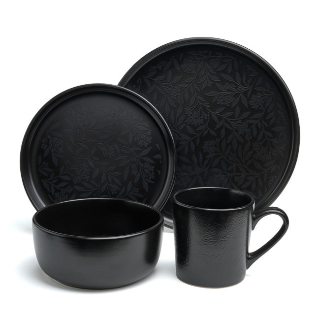 Набор посуды обеденный bronco "choice black" на 4 пер. 16 пр. Bronco (191-364) Набор посуды обеденный bronco "choice black" на 4 пер. 16 пр. Bronco (191-364)