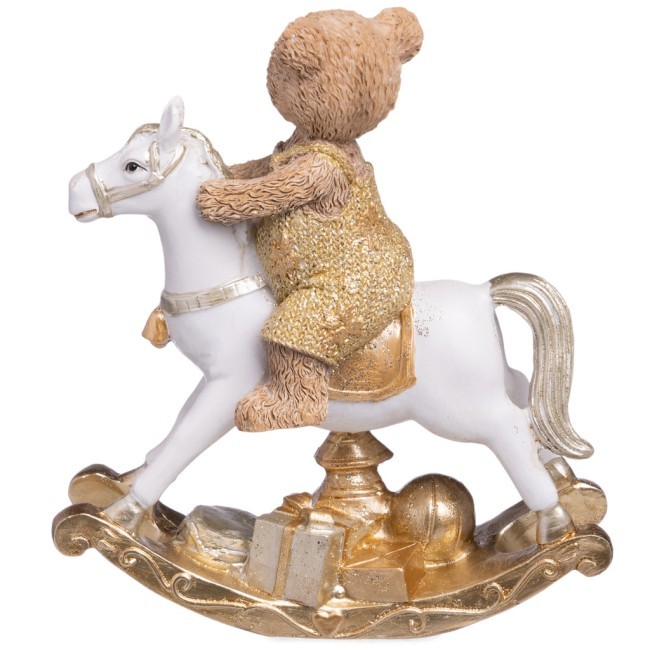 Статуэтка "мишка на коне-качалке" 13х6х15 см Lefard (162-1304) Статуэтка "мишка на коне-качалке" 13х6х15 см Lefard (162-1304)