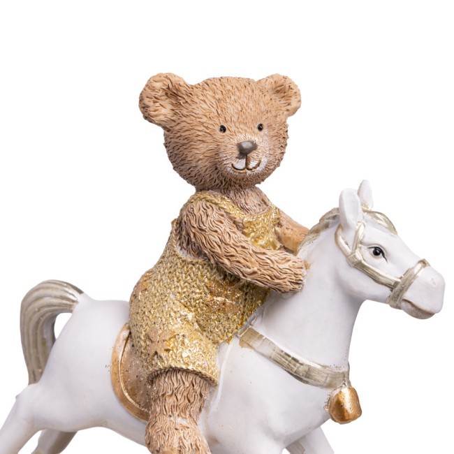 Статуэтка "мишка на коне-качалке" 13х6х15 см Lefard (162-1304) Статуэтка "мишка на коне-качалке" 13х6х15 см Lefard (162-1304)