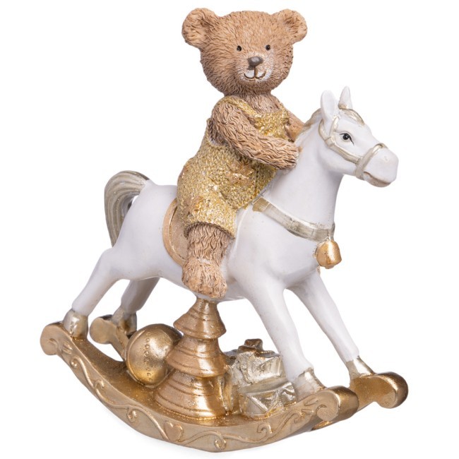 Статуэтка "мишка на коне-качалке" 13х6х15 см Lefard (162-1304) Статуэтка "мишка на коне-качалке" 13х6х15 см Lefard (162-1304)