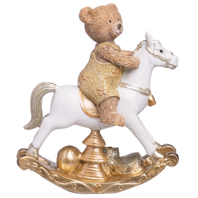 Статуэтка "мишка на коне-качалке" 13х6х15 см Lefard (162-1304) Статуэтка "мишка на коне-качалке" 13х6х15 см Lefard (162-1304)