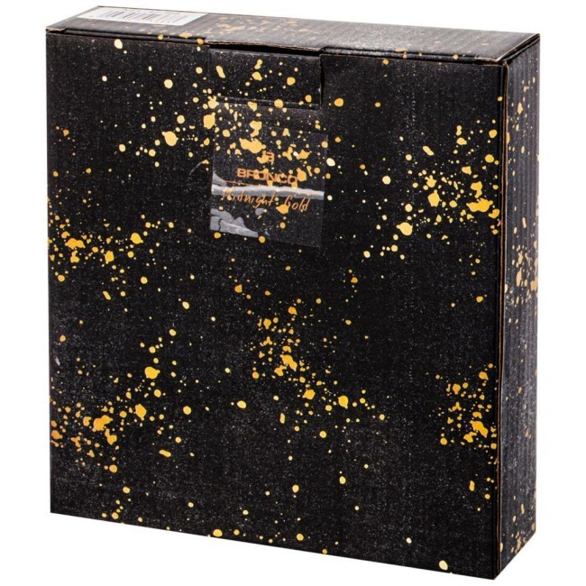 Тарелка с ручками bronco "midnight gold" 20,5*16*2,5 см Bronco (42-368) Тарелка с ручками bronco "midnight gold" 20,5*16*2,5 см Bronco (42-368)