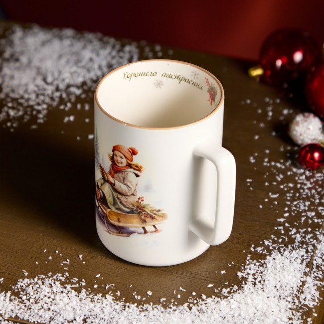 Кружка lefard "хорошего настроения на целый год" 400мл Lefard (260-1069)