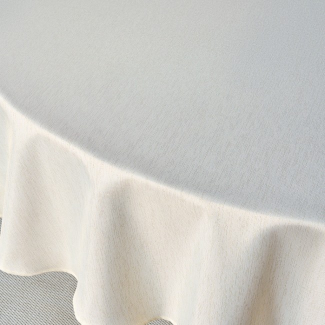 Скатерть  d220 cm круглая, "феерия. золото", цвет: бежевый,  полиэстер 100% Lefard (986-003-26)