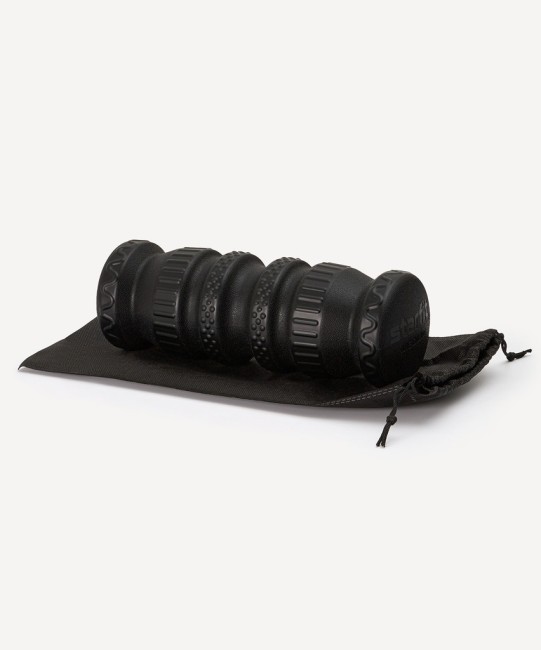 Ролик массажный STARFIT FA-526, PU, средняя жесткость, 30x10 см, черный (2108089)