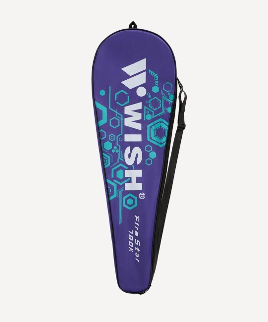 Набор для бадминтона WISH Firestar 780, 2 ракетки, 2 волана, голубой/фиолетовый (1585200) Набор для бадминтона WISH Firestar 780, 2 ракетки, 2 волана, голубой/фиолетовый (1585200)