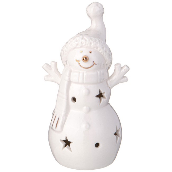 Фигурка "снеговик" с led-подсветкой 6,1*5,8*12 см Lefard (146-2144)