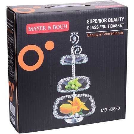 Конфетница 3-х ярусная 30х29,5х57см Mayer&Boch (30830)