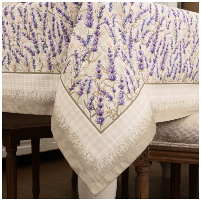 Скатерть "душа прованса" 160х220см ,бежевый, 100% хлопок,твил с пропиткой Lefard (850-735-24) Скатерть "душа прованса" 160х220см ,бежевый, 100% хлопок,твил с пропиткой Lefard (850-735-24)