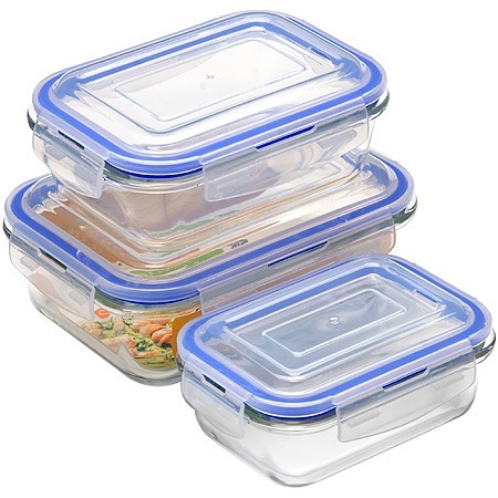 Набор жаропрочных мисок 6пр с/кр 0,37/0,65/1л стекло LR (26265)