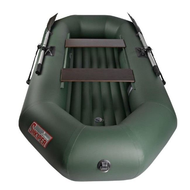 Лодка ПВХ с надувным дном Тонар Шкипер А260 (зеленая) (72591) Лодка ПВХ с надувным дном Тонар Шкипер А260 (зеленая) (72591)