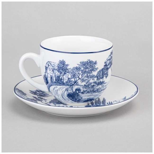 Чайный набор lefard "novel"  на металл. подставке на 4 пер. 8 пр. 220 мл Lefard (577-216)