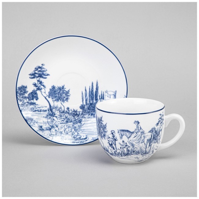 Чайный набор lefard "novel"  на металл. подставке на 4 пер. 8 пр. 220 мл Lefard (577-216)