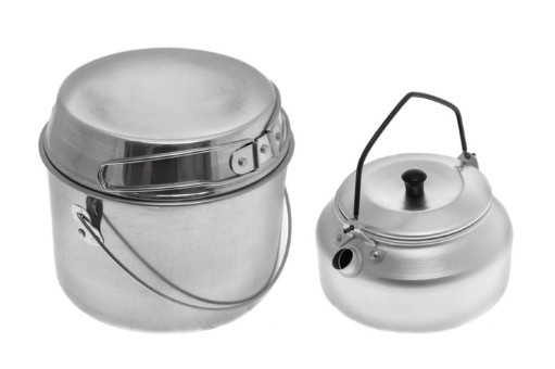 Набор туристической посуды Helios алюминий HS-NP 010146-00 (69921) Набор туристической посуды Helios алюминий HS-NP 010146-00 (69921)