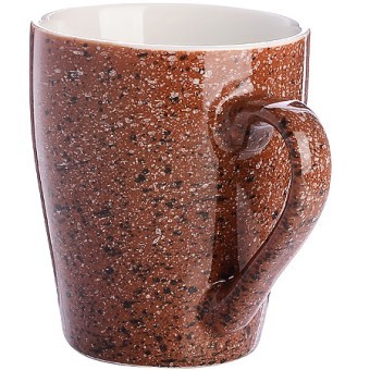 Кружка 340 мл Мрамор коричневый LR (31245) Кружка 340 мл Мрамор коричневый LR (31245)