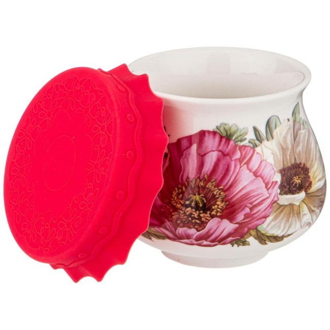 Баночка с силиконовой крышкой lefard "маки" 300 мл Lefard (359-803)