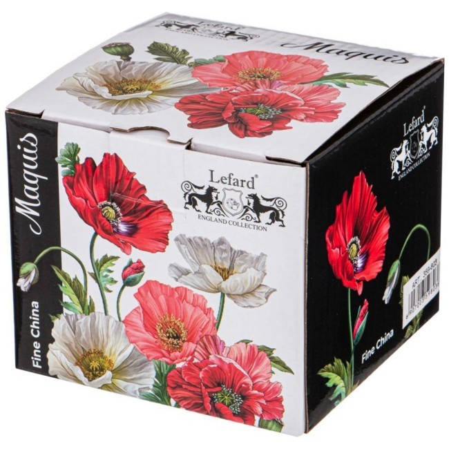 Баночка с силиконовой крышкой lefard "маки" 300 мл Lefard (359-803)