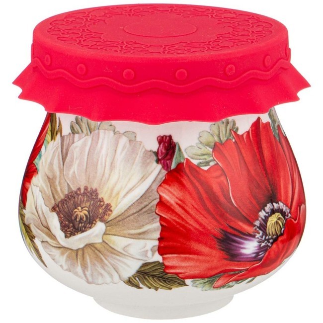 Баночка с силиконовой крышкой lefard "маки" 300 мл Lefard (359-803)