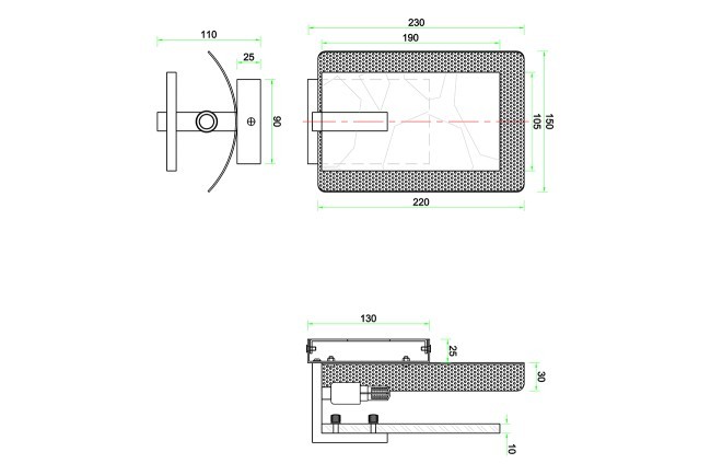 Бра, золото 15*23см (TT-00013041) Бра, золото 15*23см (TT-00013041)