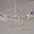 Скатерть круглая "ирисы" 190см ,серый, 100% хлопок, твил, с пропиткой Lefard (850-755-24)
