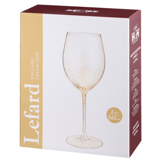 Набор бокалов для вина "sparkles" из 2 шт. 560 мл Lefard (685-124) Набор бокалов для вина "sparkles" из 2 шт. 560 мл Lefard (685-124)