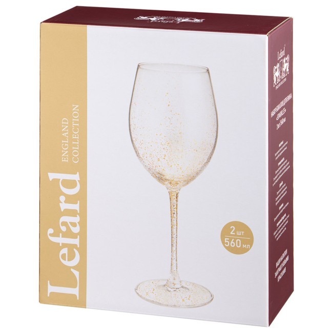 Набор бокалов для вина "sparkles" из 2 шт. 560 мл Lefard (685-124)
