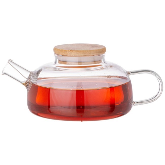 Чайник заварочный 700 мл. с бамбуковой крышкой Agness (887-253)