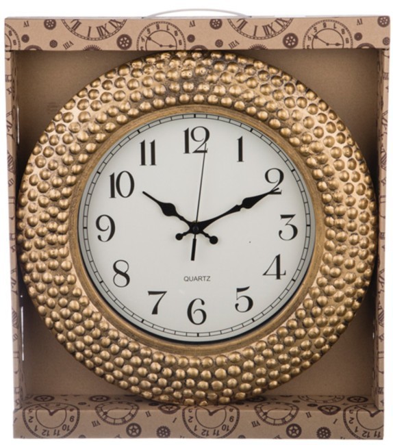 Часы настенные кварцевые "italian style" диаметр=38 см. цвет: античное золото циферблат диаметр=24 с Lefard (220-264) Часы настенные кварцевые "italian style" диаметр=38 см. цвет: античное золото циферблат диаметр=24 с Lefard (220-264)