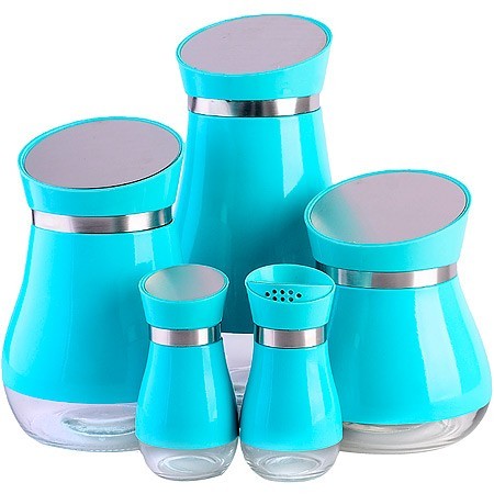 Набор для сыпучих продуктов 5пр стекло/нерж/ст Mayer&Boch (х4). (31033) Набор для сыпучих продуктов 5пр стекло/нерж/ст Mayer&Boch (х4). (31033)