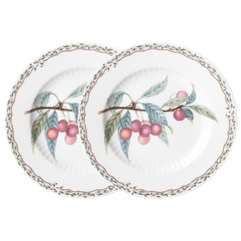 Набор тарелок закусочных lefard "fruit garden" 2 шт. 20,5 см Lefard (590-645)