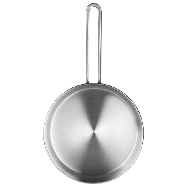 Сковорода agness professional 24х6 см, 2,6 л высококачественная нерж сталь 18/10 индукционное дно Agness (914-318)