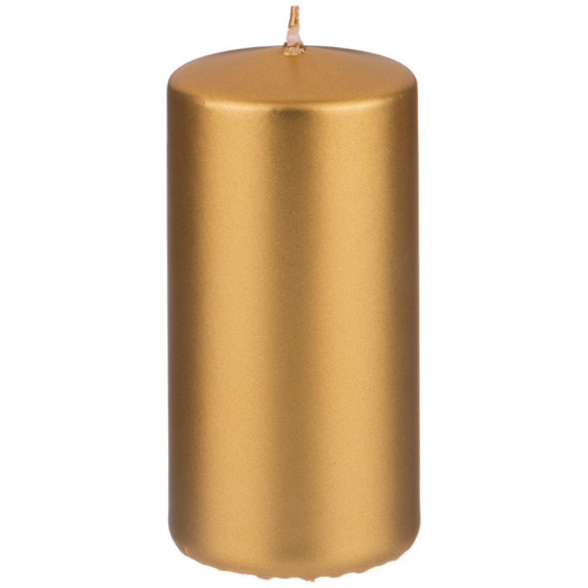 Набор свечей из 4 шт. 10*5 см. золотой металлик Adpal (348-445) Набор свечей из 4 шт. 10*5 см. золотой металлик Adpal (348-445)