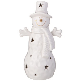 Фигурка "снеговик" с led-подсветкой 8,8*6,4*15,6 см Lefard (146-2143)