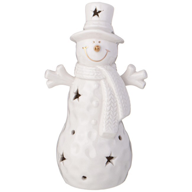 Фигурка "снеговик" с led-подсветкой 8,8*6,4*15,6 см Lefard (146-2143)