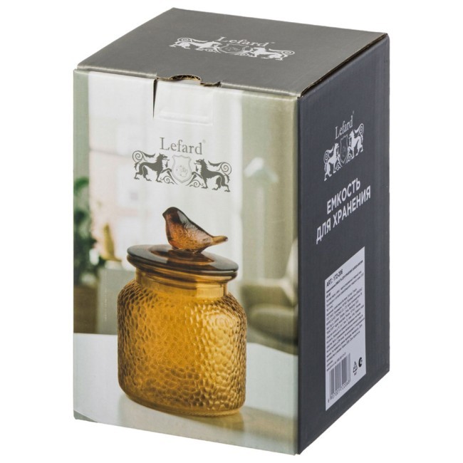 Емкость для хранения garden brown 650 мл Lefard (172-206) Емкость для хранения garden brown 650 мл Lefard (172-206)