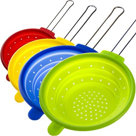 Дуршлаг силикон Mayer&Boch 20см (х48)ЦВЕТ В АССОРТ. (4433)