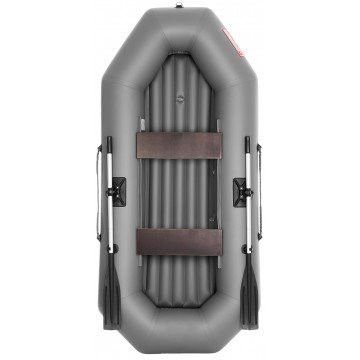 Лодка ПВХ с надувным дном Тонар Шкипер А260 (серая) (72592) Лодка ПВХ с надувным дном Тонар Шкипер А260 (серая) (72592)