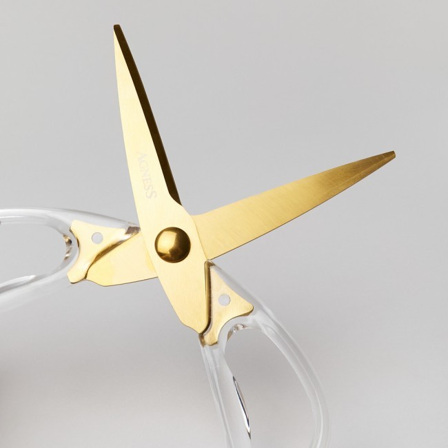 Кухонные ножницы цвет айвори, титановое покрытие лезвия, 20,5см Agness (671-026) Кухонные ножницы цвет айвори, титановое покрытие лезвия, 20,5см Agness (671-026)