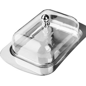 Масленка 2 пр нерж/ст пластик Mayer&Boch (х24). (40498)